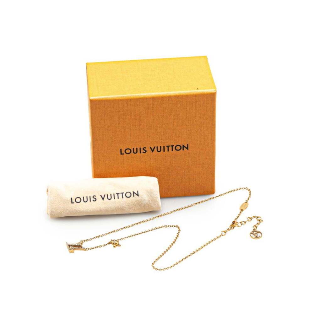 LOUIS VUITTON Gold Necklace - Picture 6 of 7